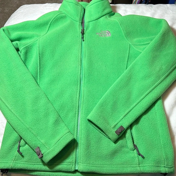 The North Face Green Fleece Zip Up - Picture 1 of 11